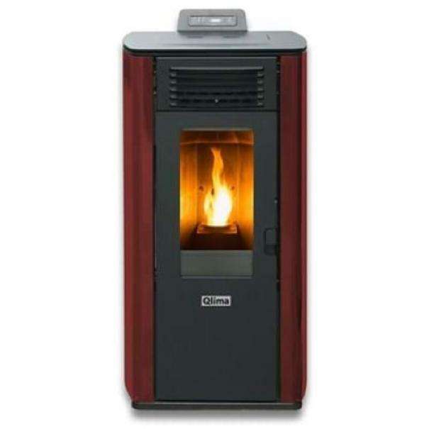 8.24 kW pellet stove in various colors, home heating - QLIMA FIORINA 74