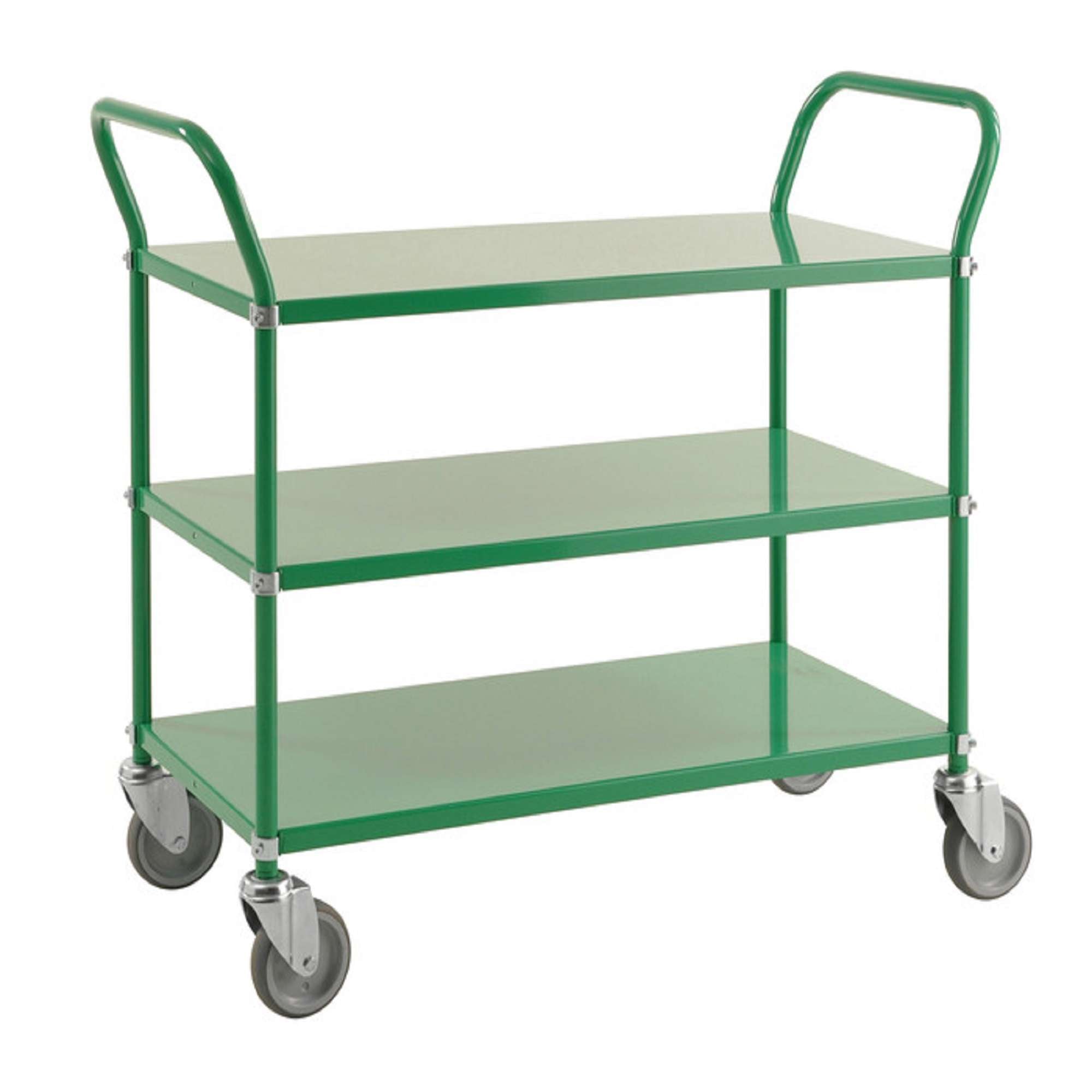 Green Colour trolley 3 levels, L x W x H (mm) 1080 x 480 x 940 - Kongamek