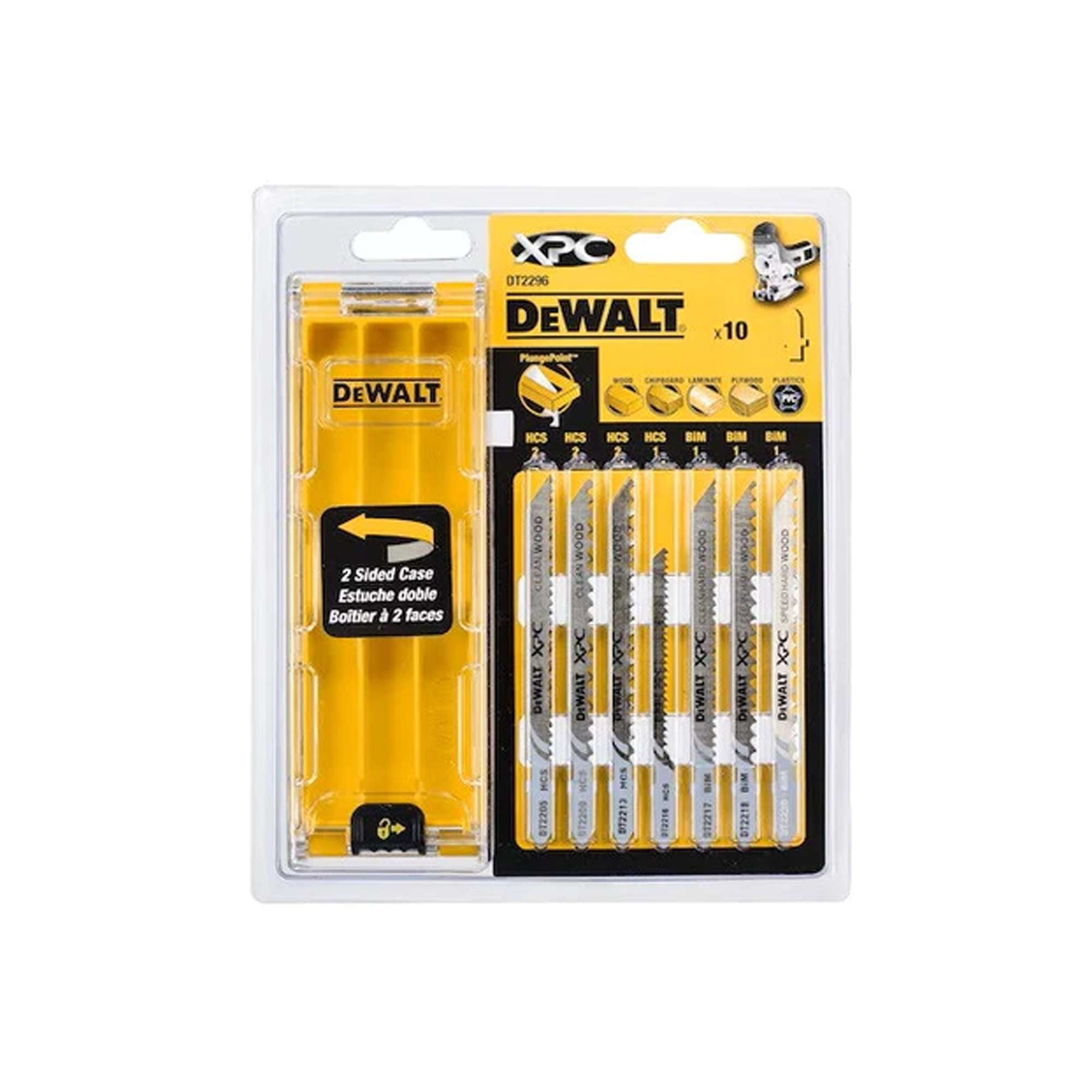 DEWALT dt2296-qz x hacksaw blade set 10 pc