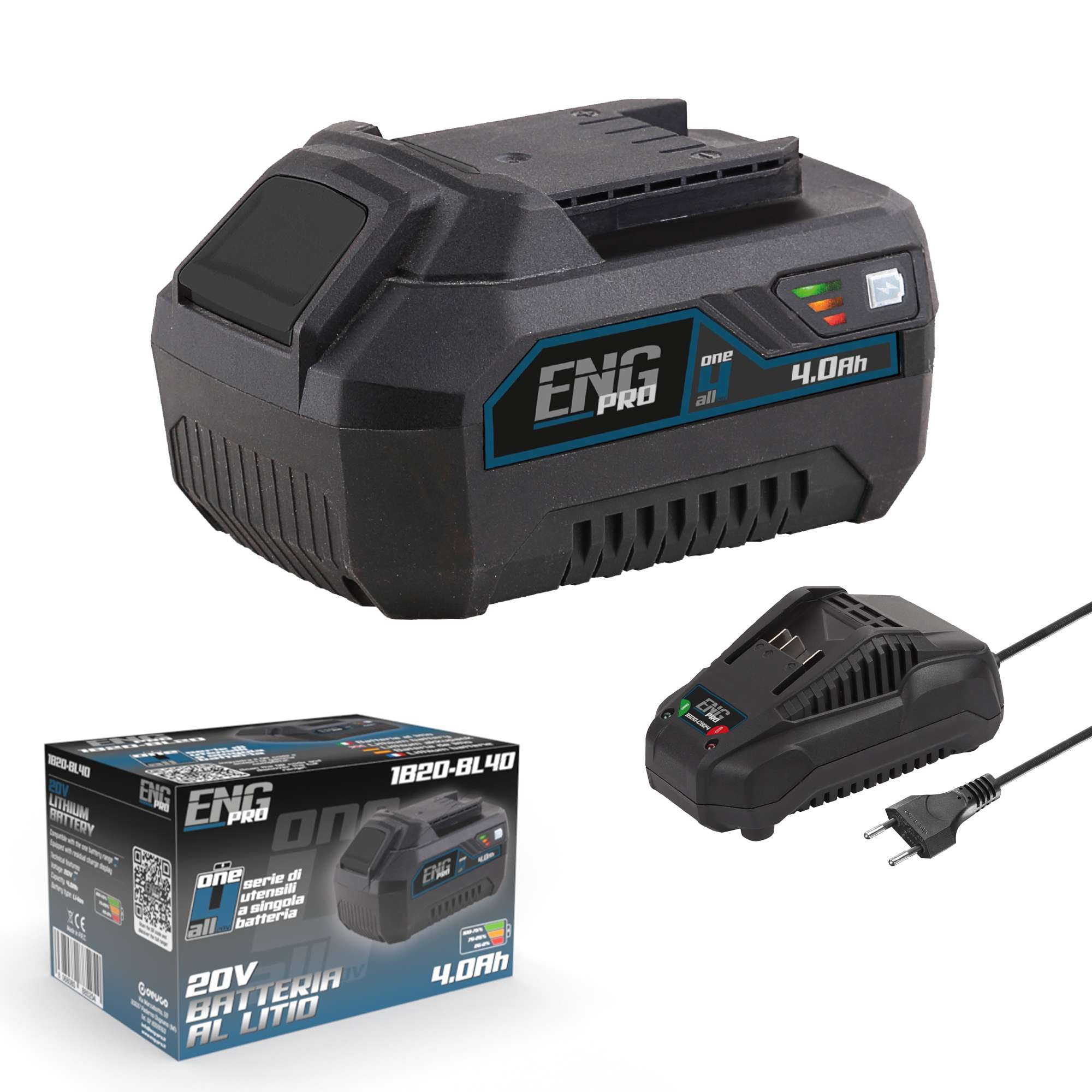 Battery 20V 4.0 Ah ONE4ALL - ENG PRO