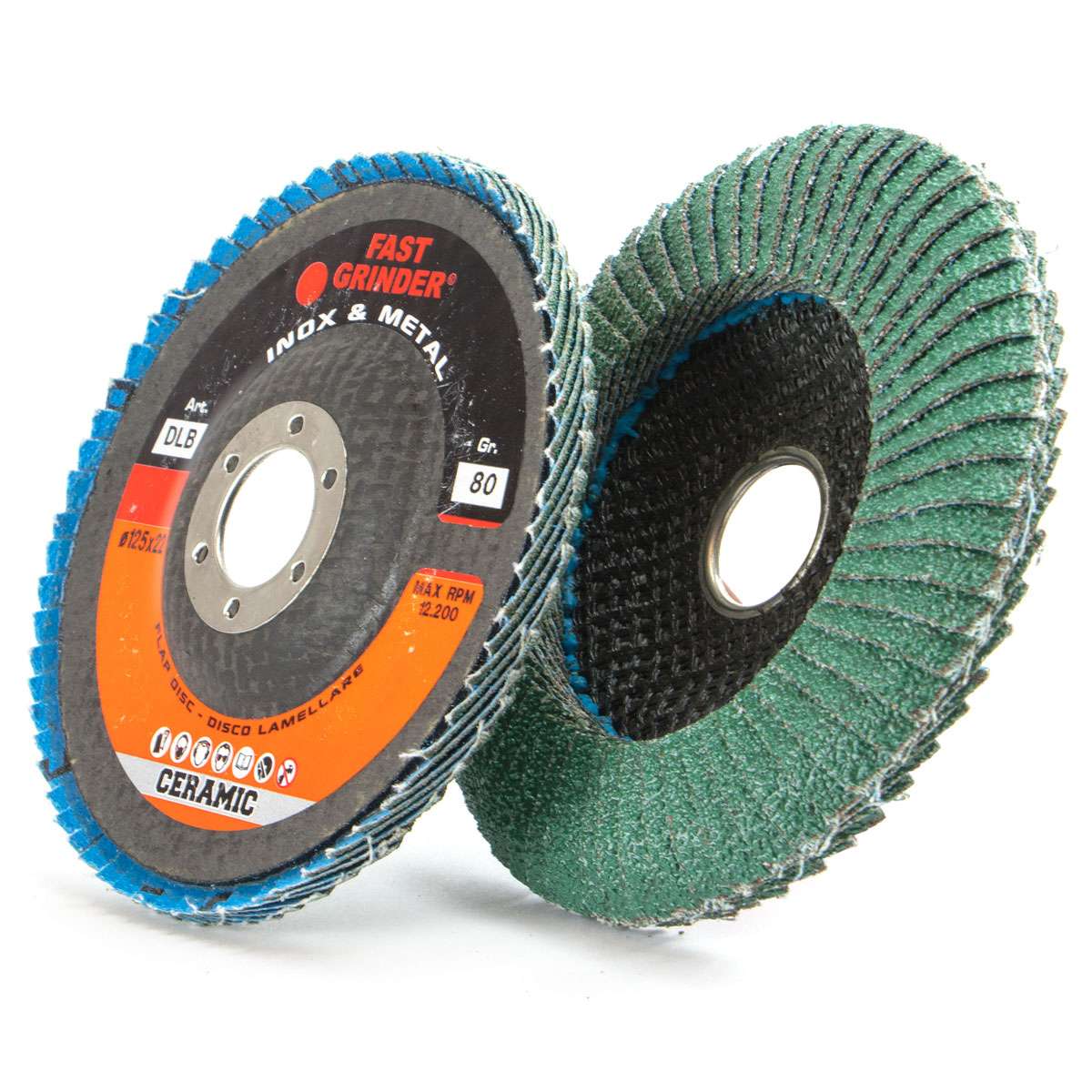 Curved flap discs - Rosver - DLB125 20 pz