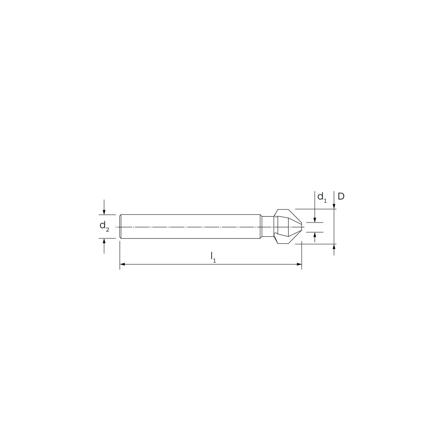 90 countersink assortment for general applications DIN 335 6 - ILIX