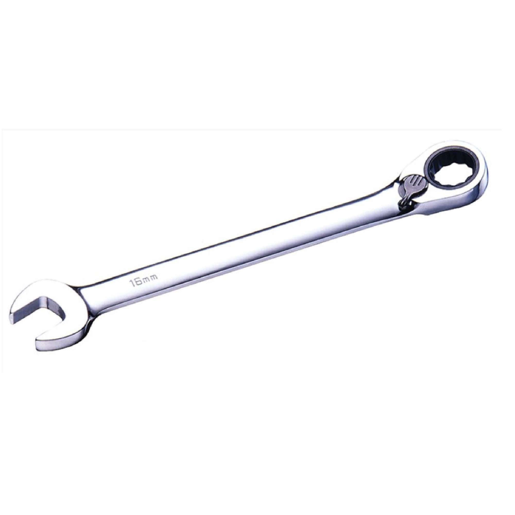 Reversible polygonal ratchet combination wrench 15 head - Fermec