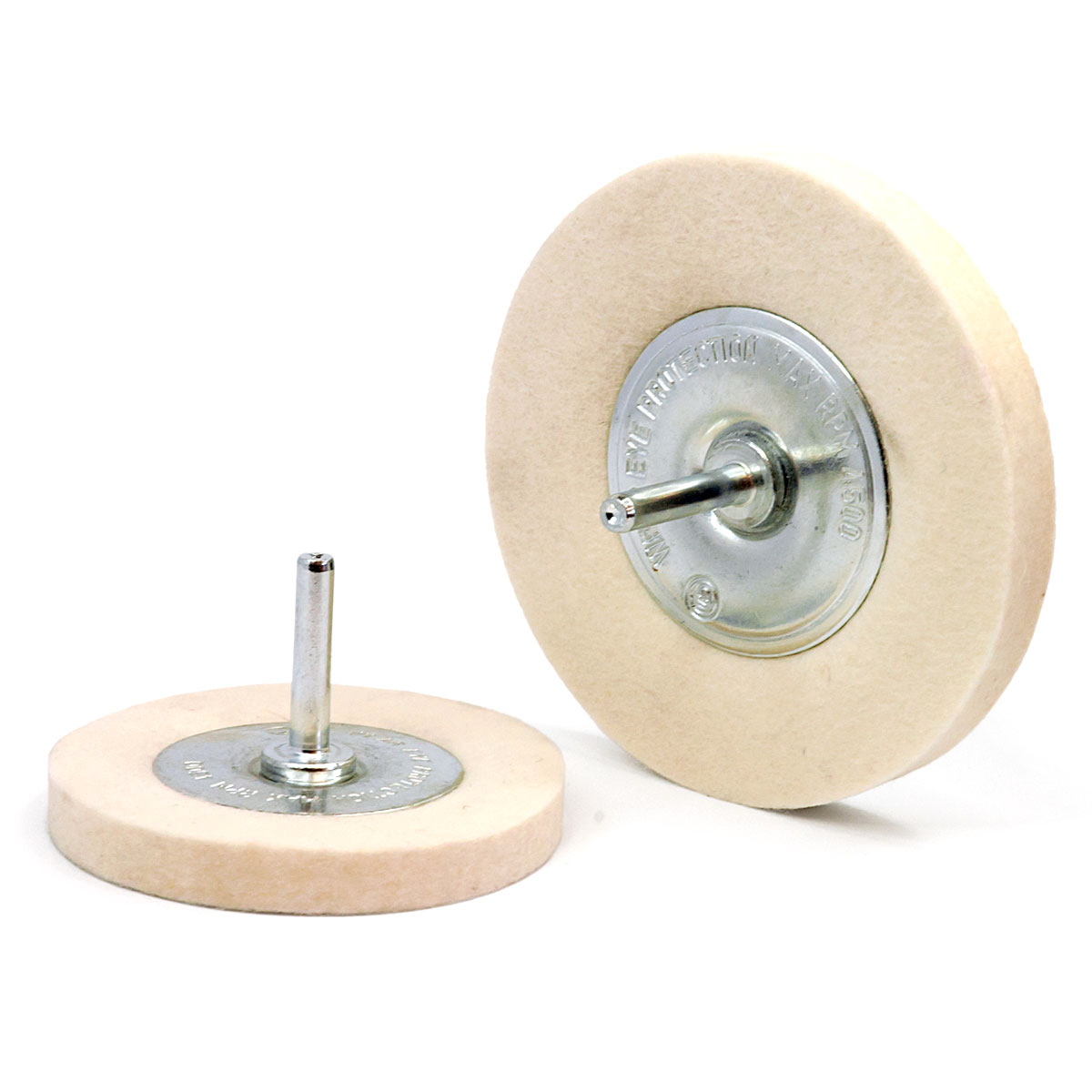 Felt discs with stem Rosver - DFG G.6 - Conf.10pz