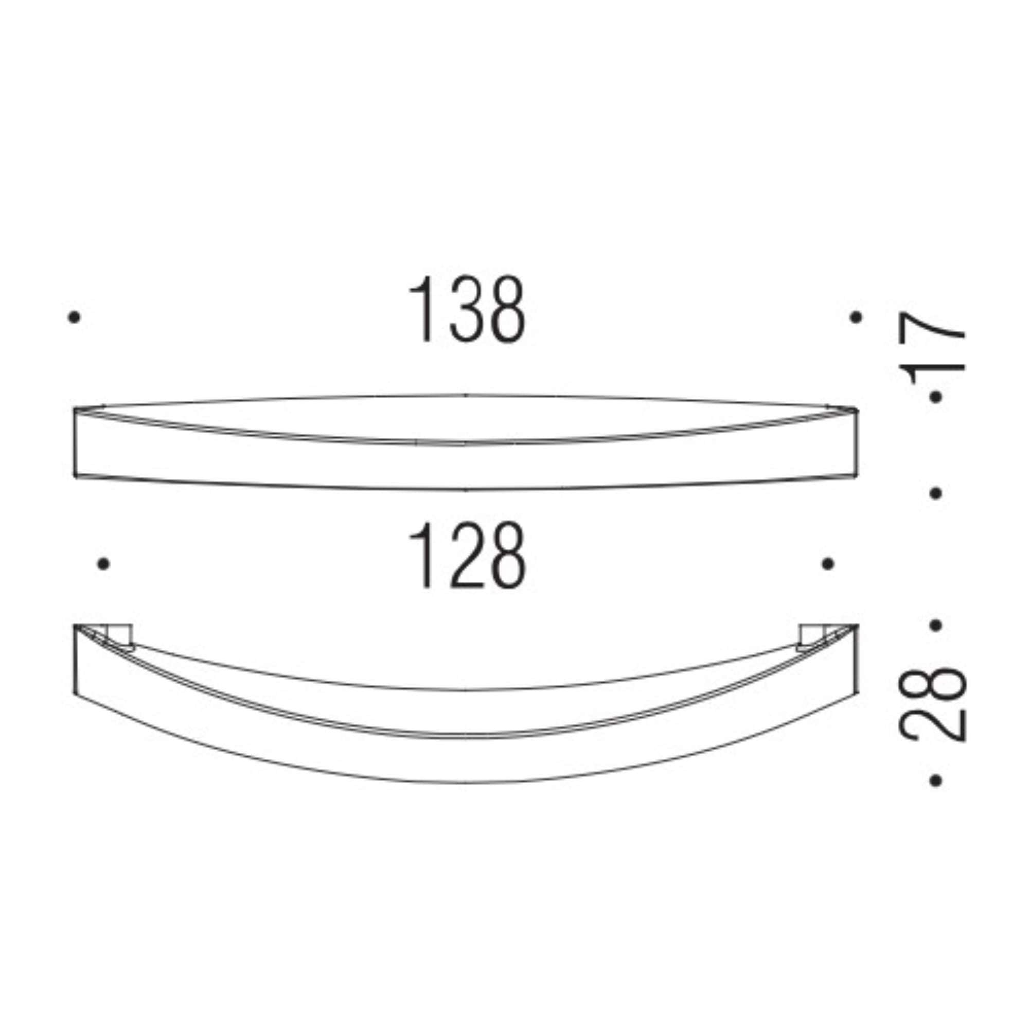 Handlef107/e int.128 cr chrome - f107/e-cr