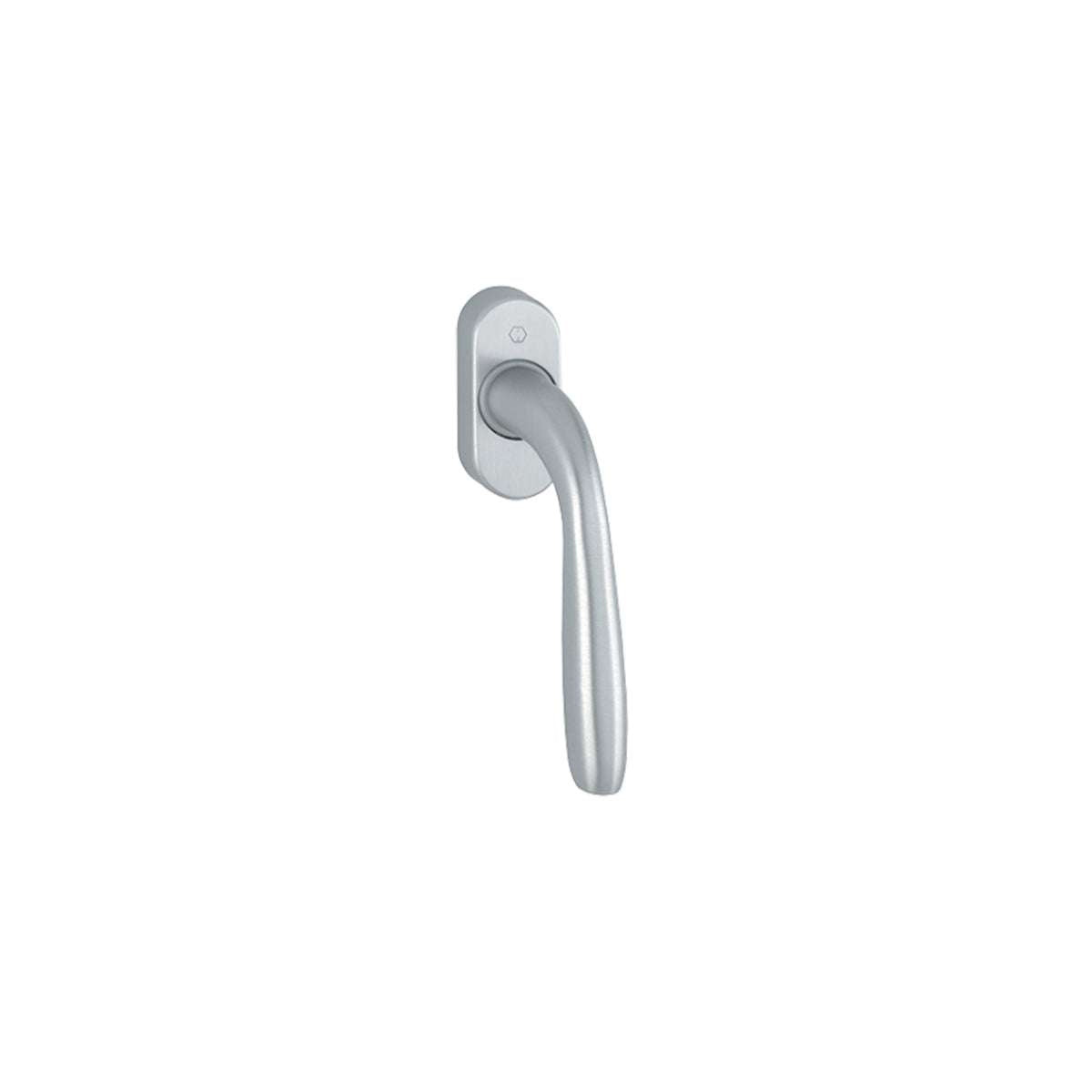 Maribor hammer handle DK F94-1 aluminum satin chrome - Hoppe 3803520