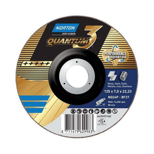 Starline Cutting Disc QUANTUM 3 F.27 - Norton