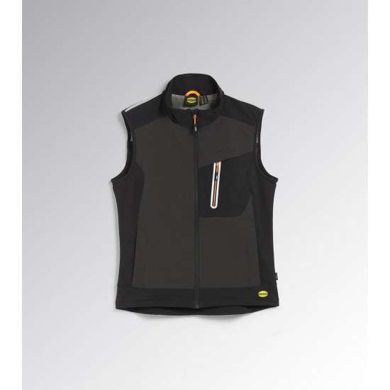 Carbon Tech work vest asphalt grey 702.175343 - Diadora