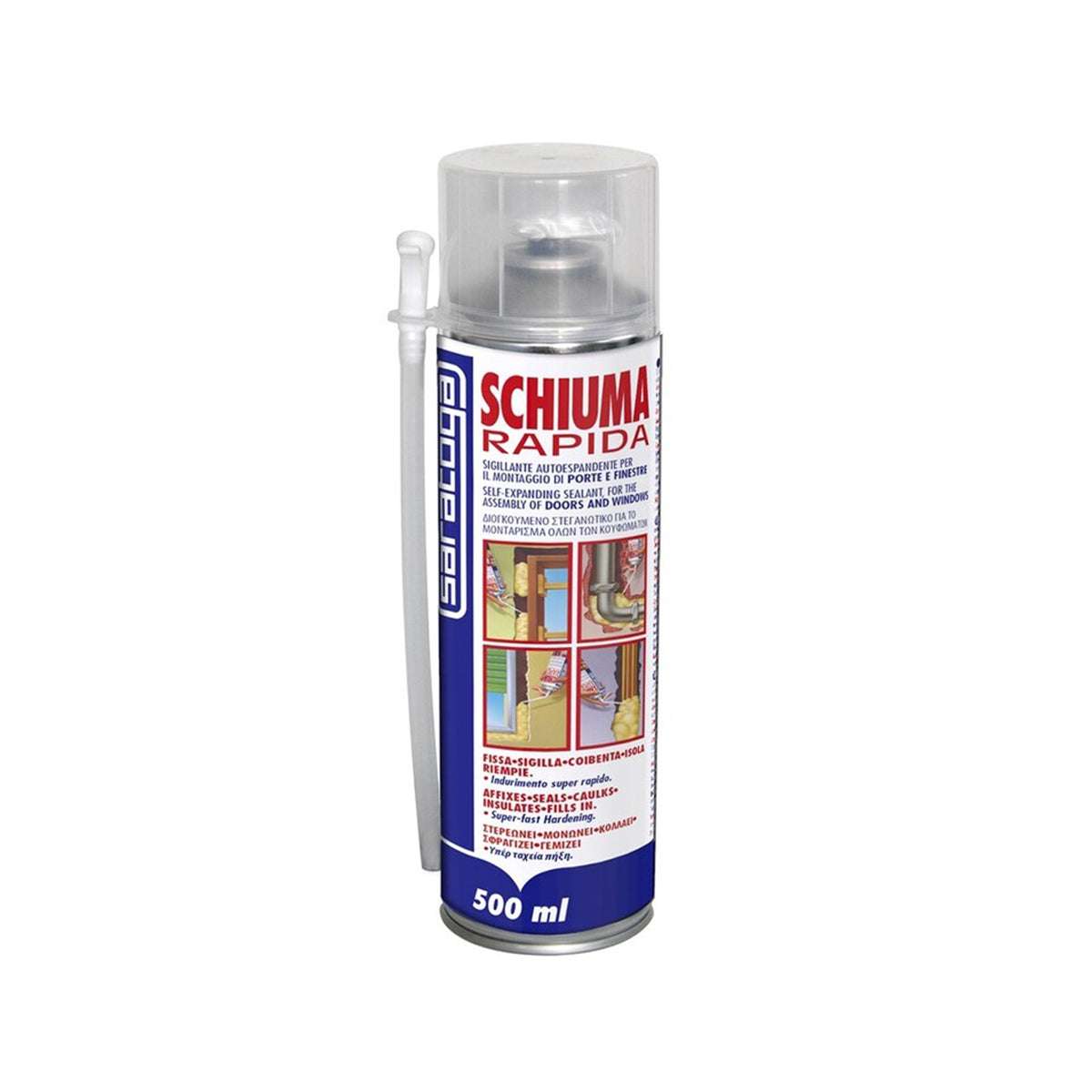 Self-Expanding Polyurethane QUICK FOAM 500ml - Saratoga