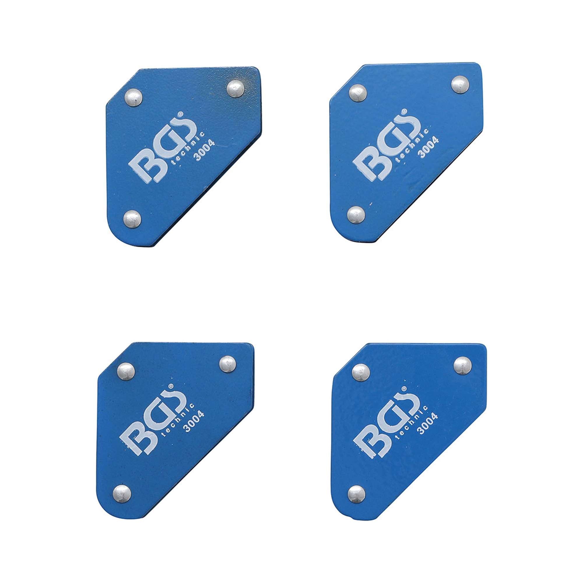 Set 4 pieces, mini magnetic squares - Fermec BGS3004