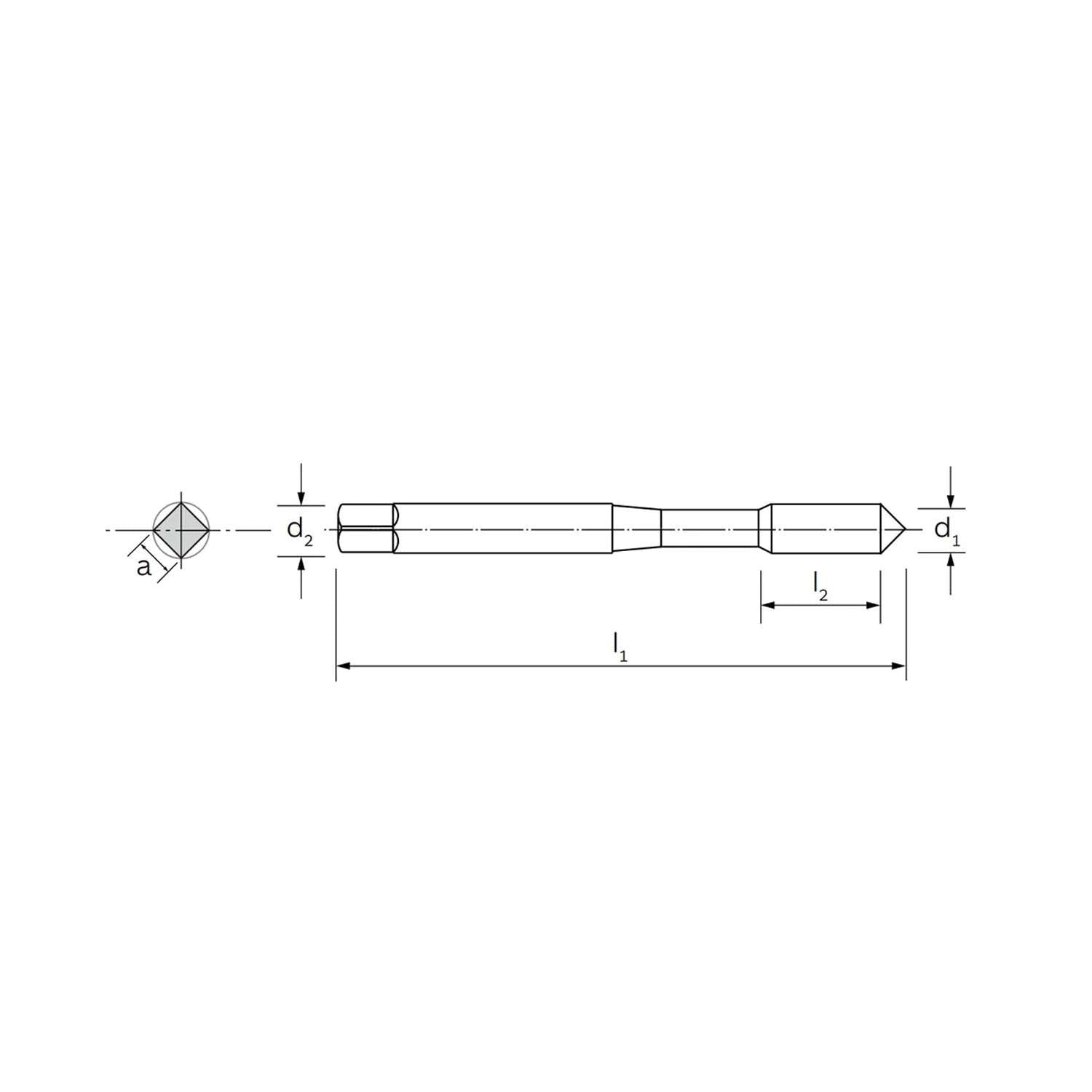 Black tap former machine specific for alsi/FE DIN 371 4 - ILIX