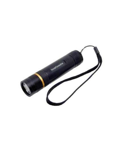 3W/150 Lumen Black Battery Powered Aluminum Led Flashlight - CFG EL012