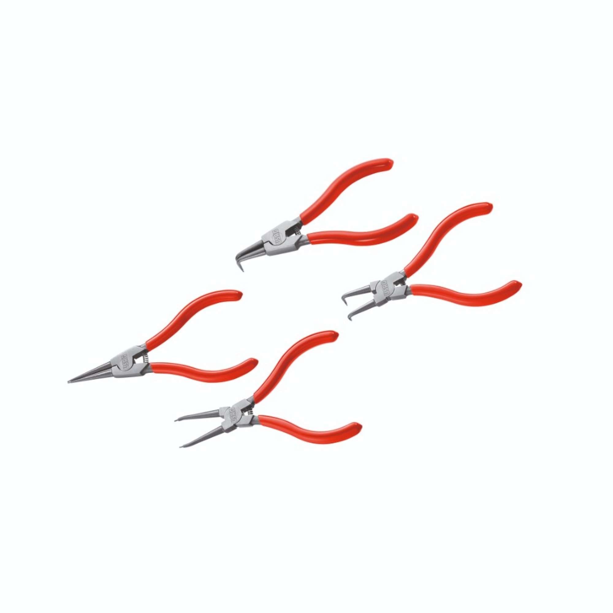 Set of 4 snap ring pliers 127C/SE4S - Usag U01270045