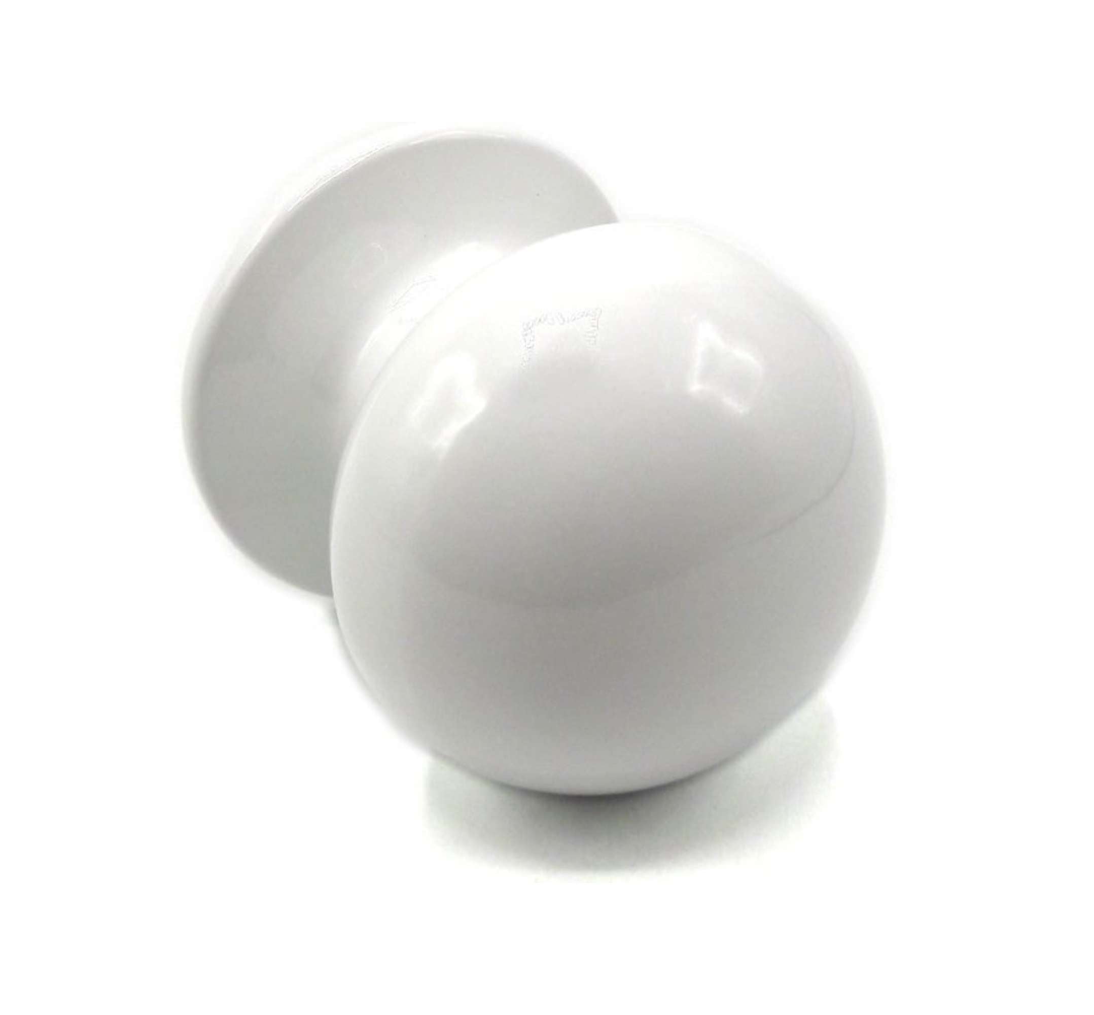 Off-centre white 9010 stainless steel knobs - Saguatti D69