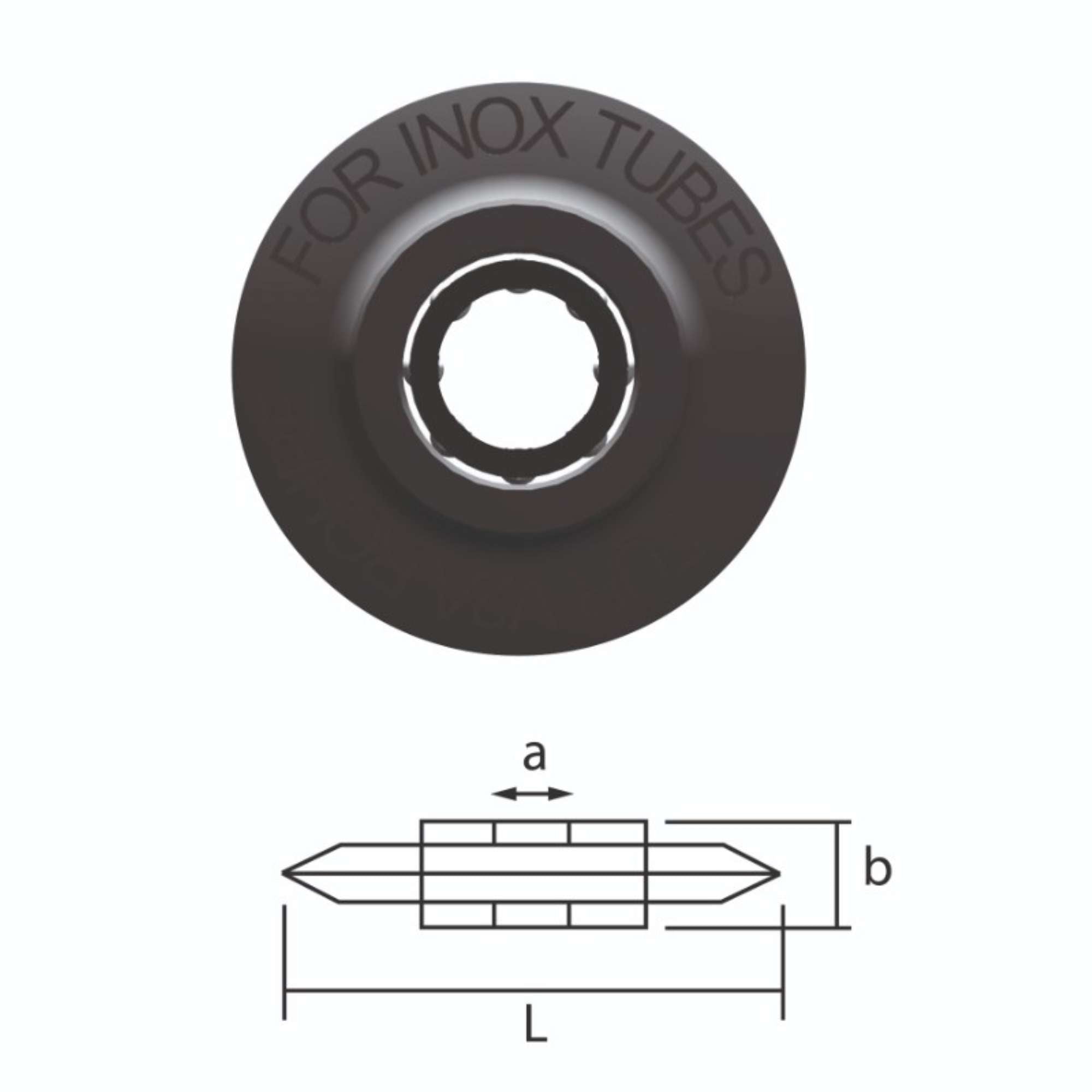 Replacement wheel for 314 DB pipe cutter - Usag 314 DBR U03140034Q