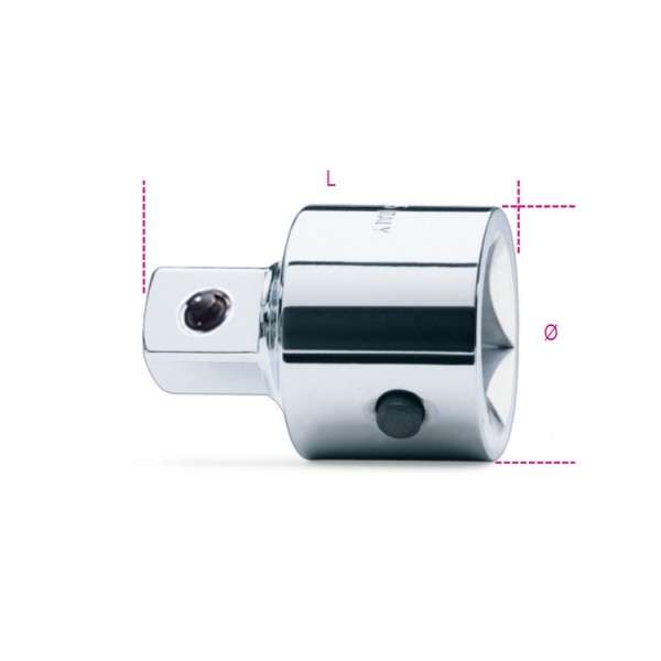 Adaptor, 1 female and 3/4 male drives, L.65mm - 929/15 Beta