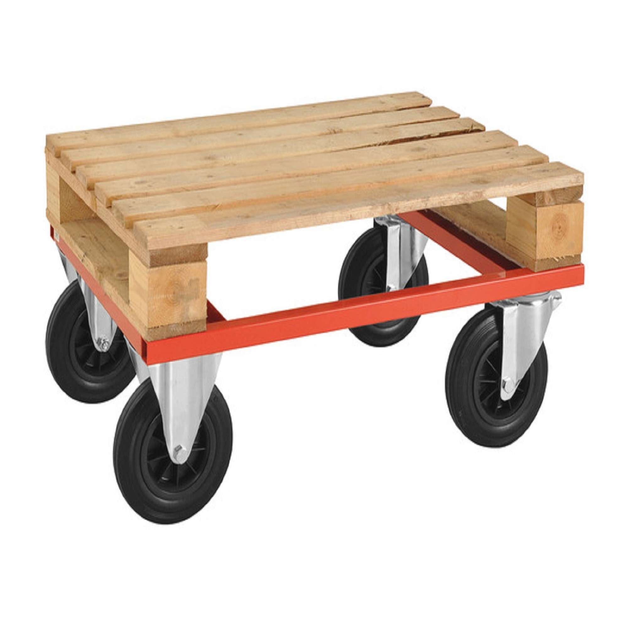 Red Pallet trolley L x W x H (mm) 800 x 600 x 270 - Kongamek