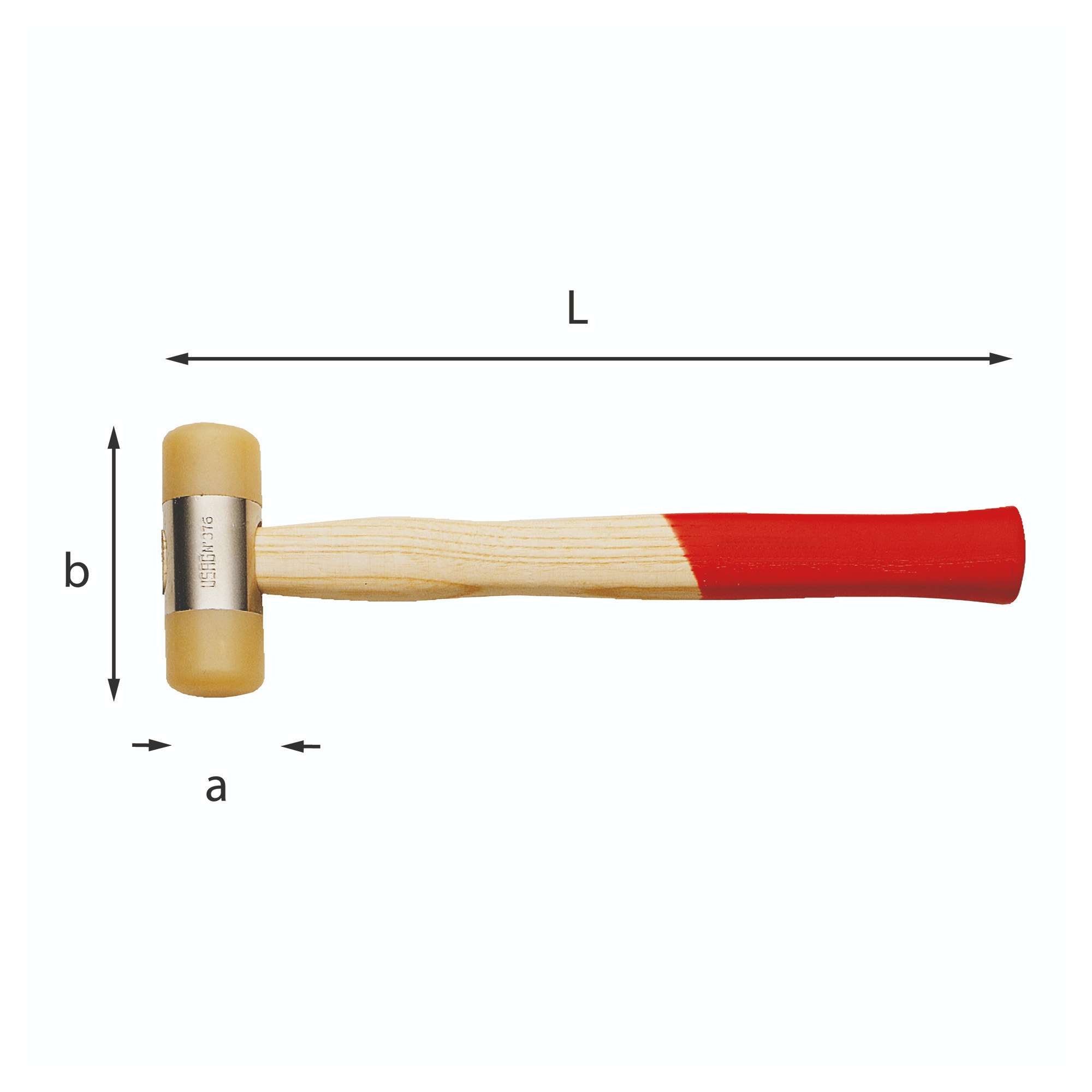 Mallets a 42mm b 108mm L 325mm - Usag 376