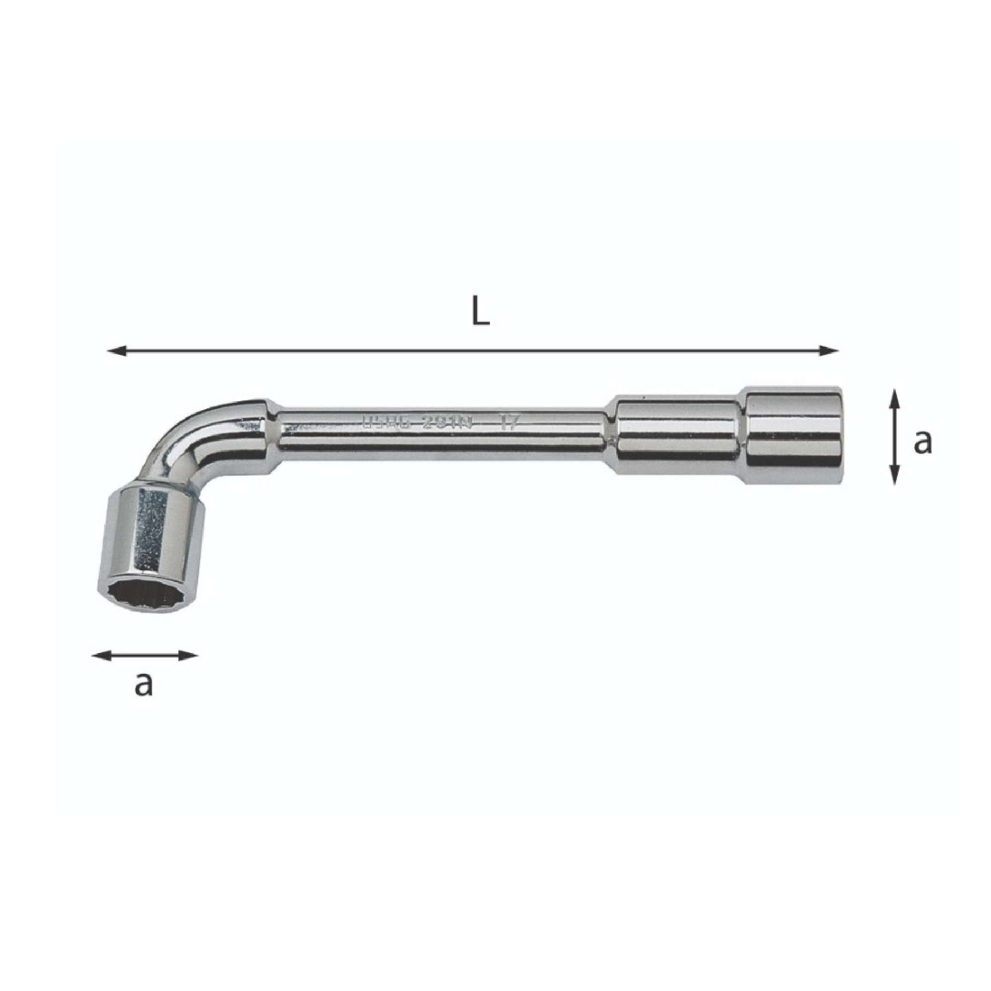 Double through-drive pipe wrenches - Usag 291 N