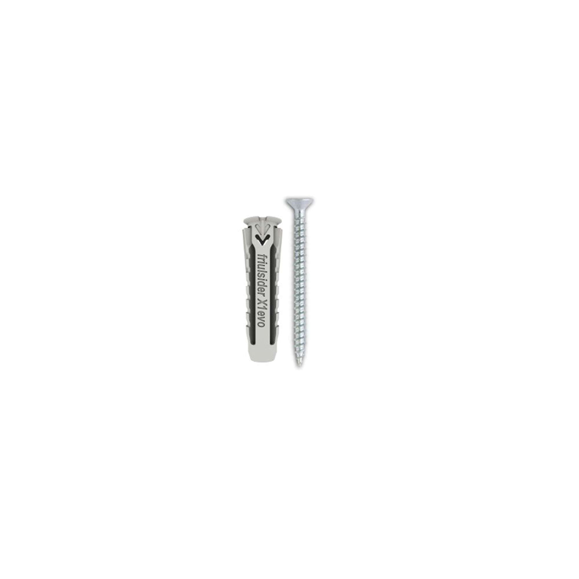 Univ nylon anchor with screw TPS eBL X1 10x50 pack 25 pcs - 60071B10050 Friulsider