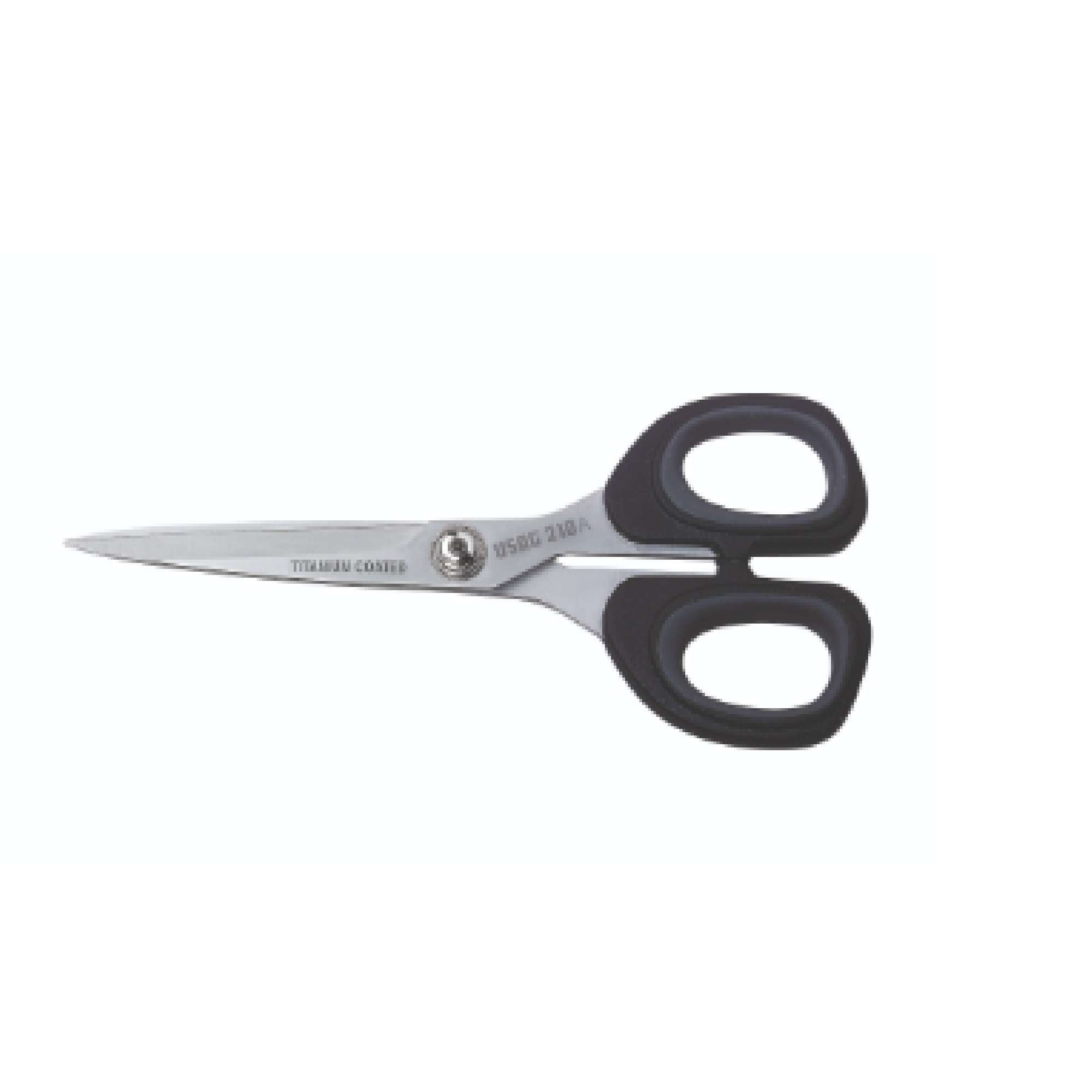 Professional multi-purpose scissors with steel blades, titanium coated - Usag 210 A