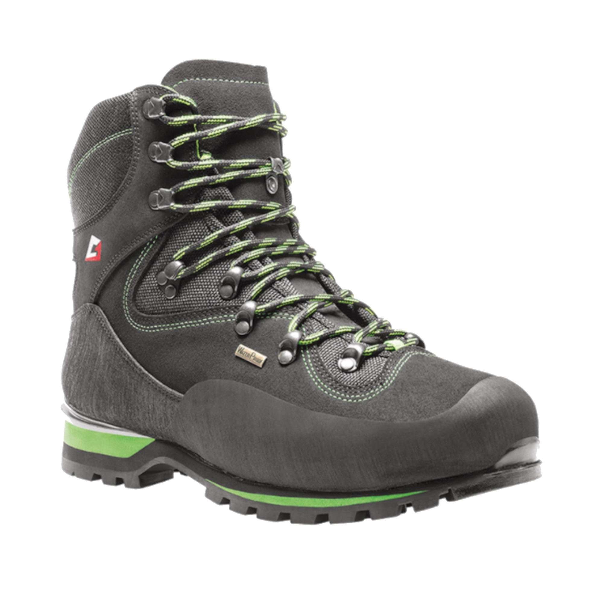 Black/green waterproof mountaineering boots Garsport Alpine Route WR S3