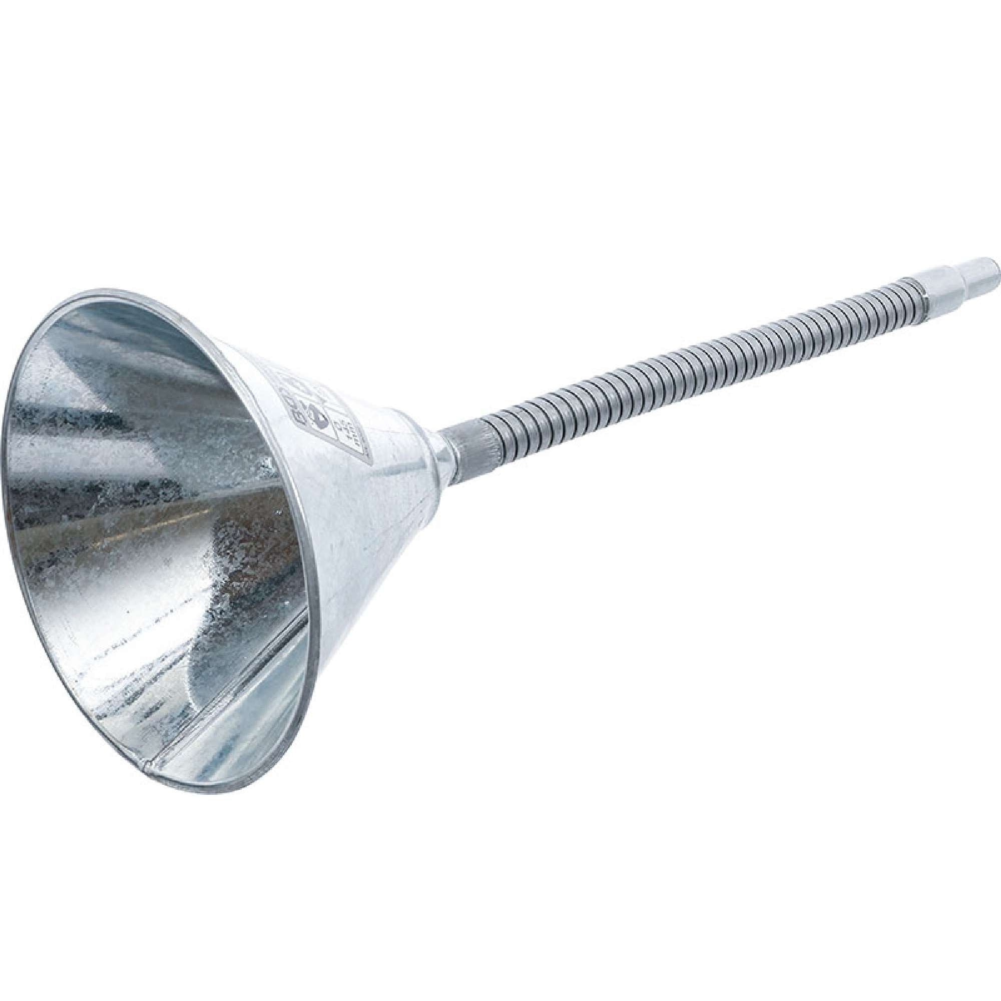 Metal funnel with flexible neck - Fermec BGS8030