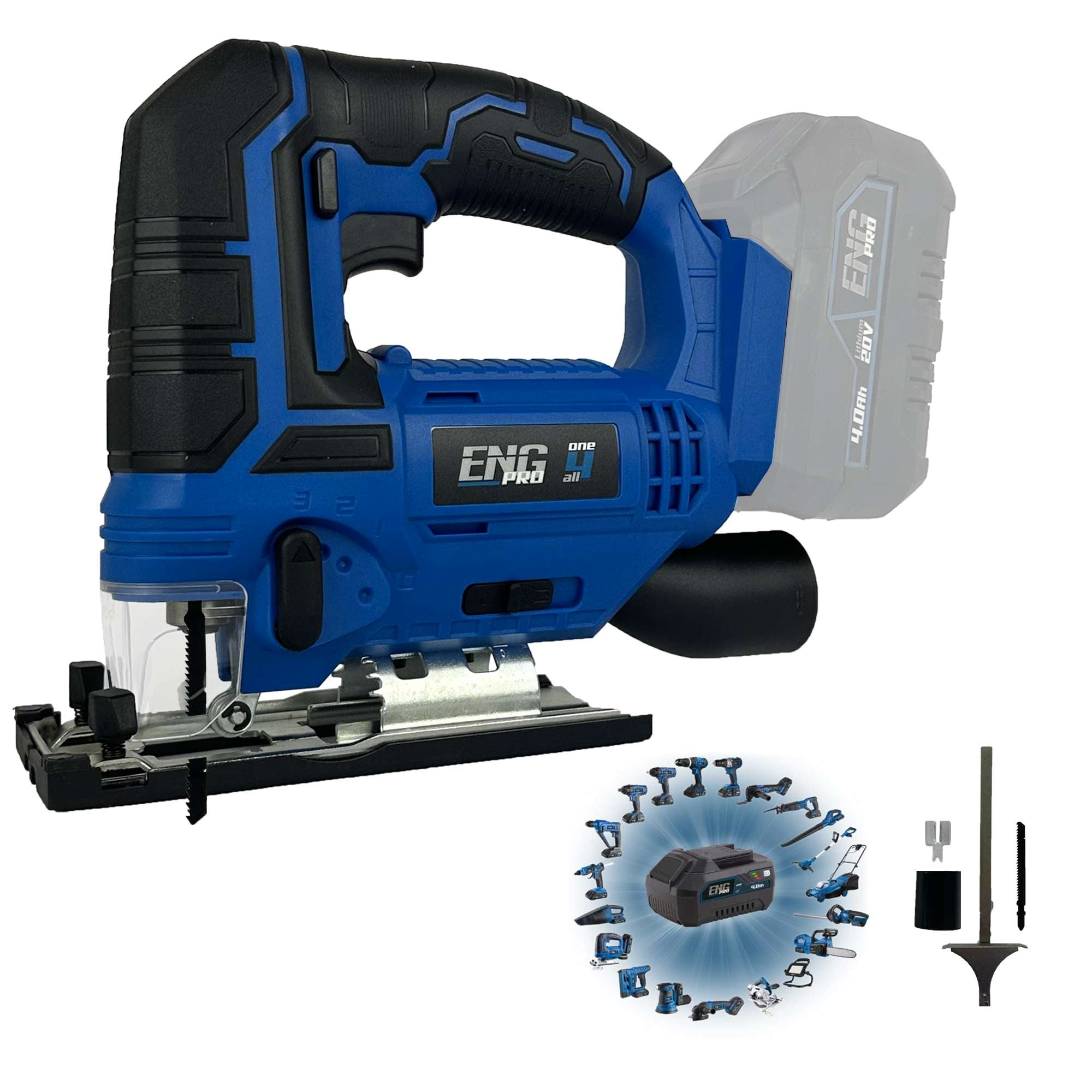 Cordless Jig Saw - Professional Line ONE4ALL 20V - Bare Tool